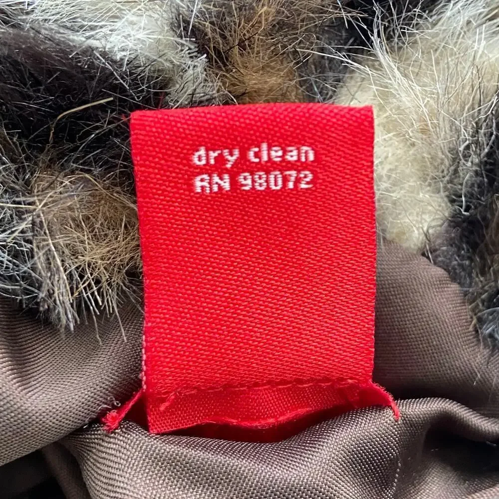 VTG SAKS FIFTH AVENUE RED LABEL Faux Fur Scarf Leopard Print Old Money Evening